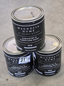 (3) Magnolia Home by Joanna Gaines KILZ Cabinetry/Furniture Interior Paint Cans - Satin&bull;True White/Base 1 - 31.5FL OZ / +$90 Combined Value!