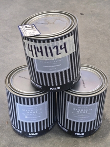 (3) Magnolia Home by Joanna Gaines KILZ Cabinetry/Furniture Interior Paint Cans - Satin&bull;Base 3 - 29 FL OZ / +$90 Combined Value!