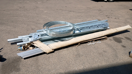 Whole Pallet Assorted Galvanized Steel Framing, Tubing 10ft