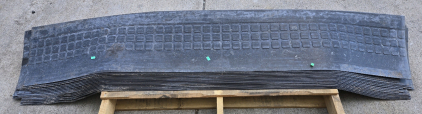 (15) Large Rubber Pads for Staircase Steps - 72⅜" x 12⅛"