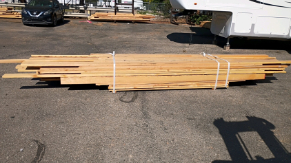 Whole Bunk Scrap Wood 1x6, 2x4, 2x6, 9ft-20ft