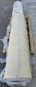 Large Roll of Mutlicolored Speckled White Carpet - 143" Width