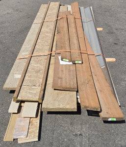 Large Bundle of Assorted Style & Size Wood - ~96"-102" Length