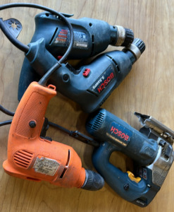 Assorted Bosch Tools & More