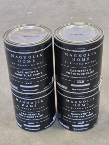 (4) Magnolia Home by Joanna Gaines KILZ Cabinetry/Furniture Interior Paint Cans - Satin&bull;True White/Base 1 - 31.5FL OZ / +$120 Combined Value!