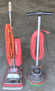 Oreck XL Professional Grade Electric Floor Orbiter Brush / +$200 Value! & Sanitaire Heavy Duty Commercial Vacuum
