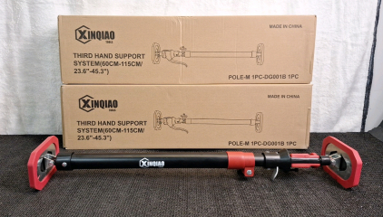 (2) XINQIAO - Third Hand Supports / Cabinet Jacks, Heavy Duty Third Hand Tools, Adjustable Support Poles From 23.6" To 45.3"