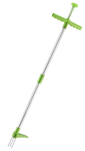 (5) long Handled Aluminium Weeders, PP Plastic Handle, Quick Manual Weed Removal Without Bending, Convenient Garden Work, 1 m Length, Compressed Ejection Mechanism<br/>