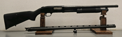 Mossberg 500A 12 GA Pump-Action Shotgun, 2 Barrels, Modified & Cylinder Chokes, Serial #: P099493