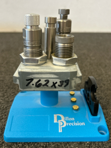 Dillon Precision 7.62x39 Reloading Die Set On Toolhead