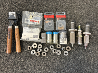 Reloading Parts and Components: Lee Bullet Mold, Shellholders, Case Gages, and 30-06 Dies