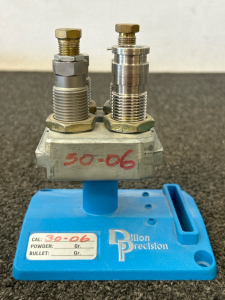 Dillon Precision 30-06 Reloading Die Set On Toolhead