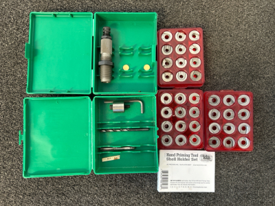 Reloading Components: RCBS 45 Cal, Stuck Case Remover, And Hand Priming Tool Shell Holders