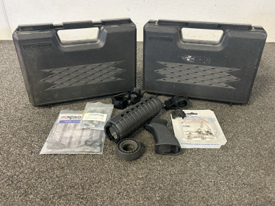 (2) Doskocil Gun Cases, AR-15 Forward Grip, BG-16 Rifle Grip, Mounts and More