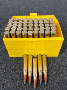 (50) Rnds Of .338 Ruger 250 Gr.