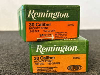 Remington 30 Cal. Bronze Point 160 Gr. Bullets (200 Count)