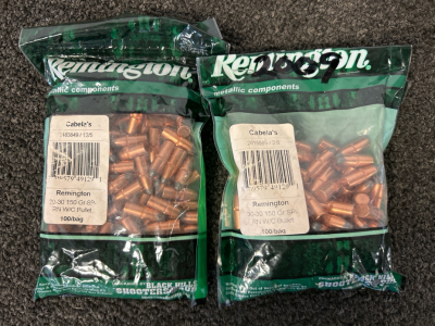 Remington 30-30 150 Gr. RN W/C Bullets (200 Count)