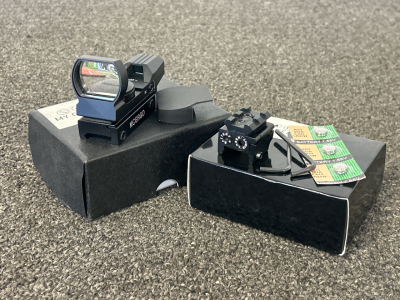 MCGLS1 Laser Sight and MCGRGD Optic Red/Green Adjustable Dot Sight