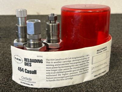 Lee Reloading Dies 454 Casull Carbide