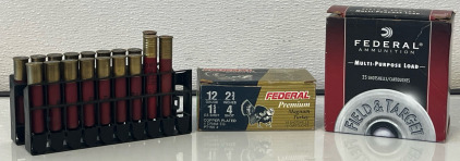 Shotgun Ammo Including Partial Box Of Federal Ammunition 12GA Shotgun Ammo, Federal Premium 12GA Shotgun Ammo & .410 Mini-Shell Shotgun Ammo