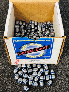 Partial Box Of Laser Cast Silver Bullet 45LC Cal 200 Gr.
