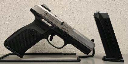 Ruger SR9 9mm Semi-Automatic Pistol, Stainless Steel Slide, Serial 331-77143