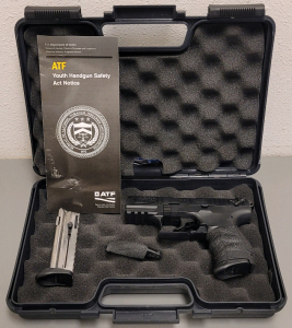 *New* Walther P22 .22 LR Semi-Automatic Pistol, Serial WA435498, 10-Round Mag