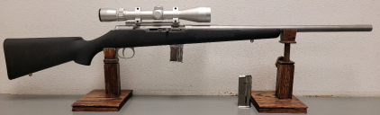AMT 22 Magnum Hunter Rifle, .22 Magnum, Weaver Scope, Serial MR1326