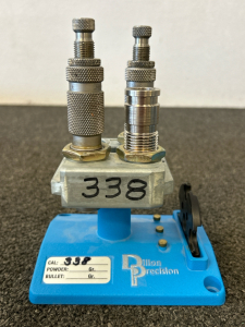 Dillon Precision .338 Reloading Die Set On Toolhead