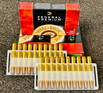 (60) Rnds Of Federal Premium Vital Shok 30-06 Spring 165 Gr.