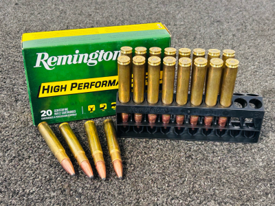 Box Of a Remington High Performance Rifle 35 Whelen 250 Gr. PSP