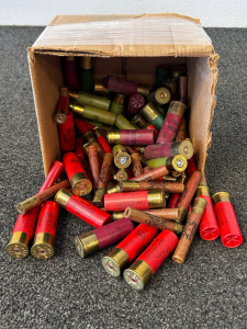 Box With Mixed ShotShells: 12 Ga, 20 Ga, and 410 Ga