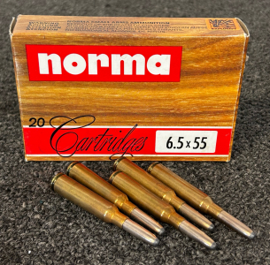 Box Of Norma 6, 5x55 Cartridges (20 Count)