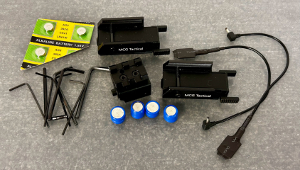Battery Laser Sight and (2) MCG Tactical Sights