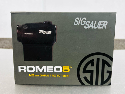 Sig Sauer Romeo 5 1x20mm Compact Red Dot Sight (New Unopened)
