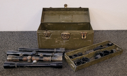 Metal Box With (4) Scopes