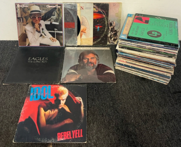 75+ Records Including Kiss, Van Halen, Billy Idol, Elton John, Eagles & More