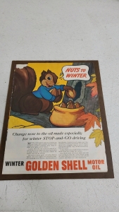 Winter Golden Shell Motor Oil New Article