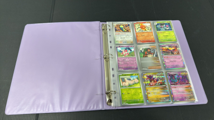 Huge Binder Of 160+ Pok&eacute;mon Cards With Tons Of Halos And Rares