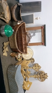 Home Decor, Mirror (22" x 17"), Wine Rack, and More