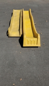 (1) 84 Inches Yellow Wave Slide (1) 118 Inches Yellow Wave Slide