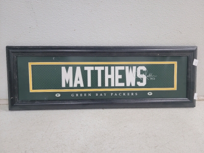 SIGNED Clay Matthews Green Bay Packers Sign