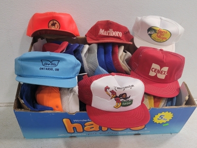 Baseball/Trucker Hat Collection Many Vintage!