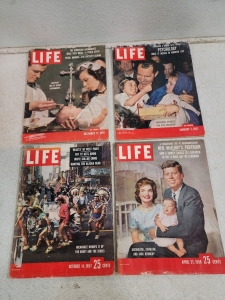 (22) Vintage Life Magazine Collection 1957-1969