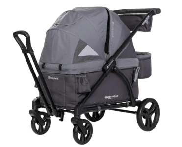 (1) Baby Trend Navigator Plus 2-In-1 Stroller Wagon, Dash Black <br/>