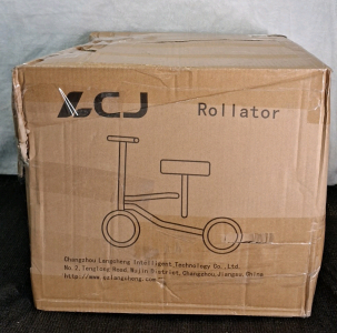 (1) LCJ - Rollator / Knee Scooter, Black,