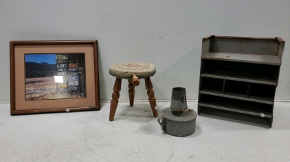Vintage Milking Stool and More