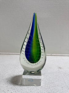 (1) Badash Crystal Flame- Handmade In China