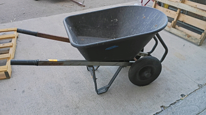 Polymer Tub Dual Wheel Wheelbarrow