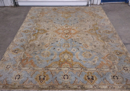 10'1"x 7'9" Oushak Collection CLASSIC KALATY Turkish Hand-Knotted Wool Rug